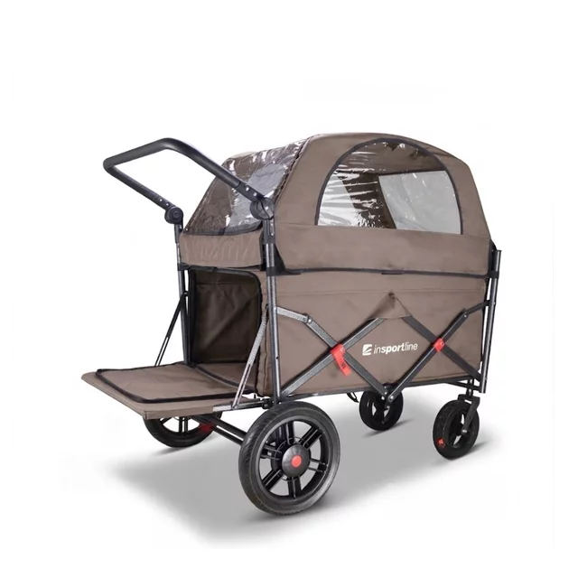 Folding Pet Transport Wagon for Dogs inSPORTline StrayPaws