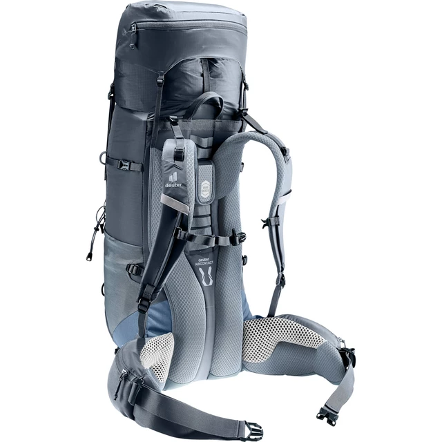 Hiking Backpack Deuter Aircontact Lite 40 + 10 - Black-Marine