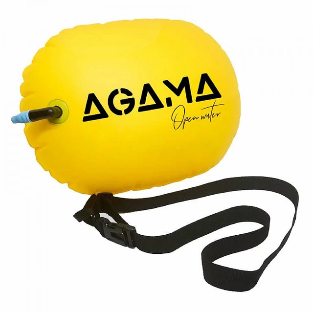 Swim Buoy Agama OPEN WATER 7 L - Yellow - Yellow