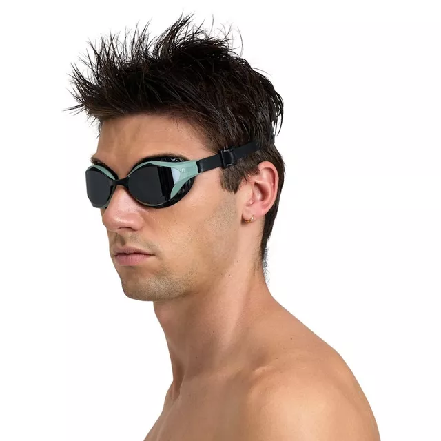Swimming Goggles Arena Air Bold Swipe - smoke-smoke-black
