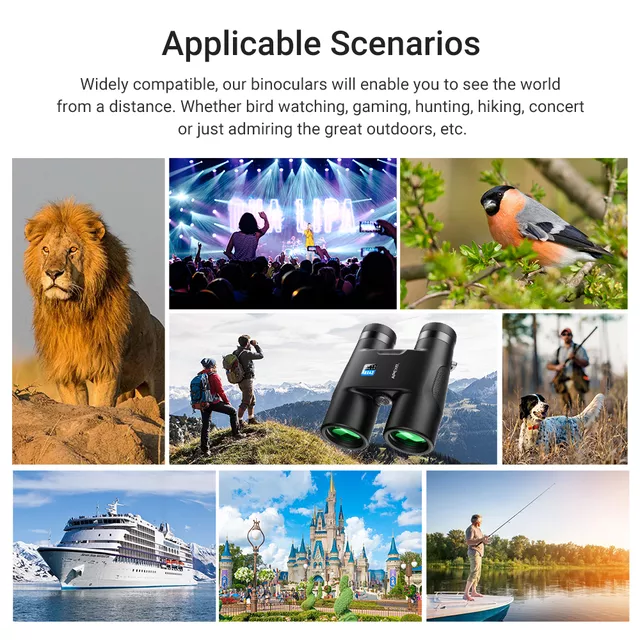 10x42 AutoFocus Binoculars Apexel