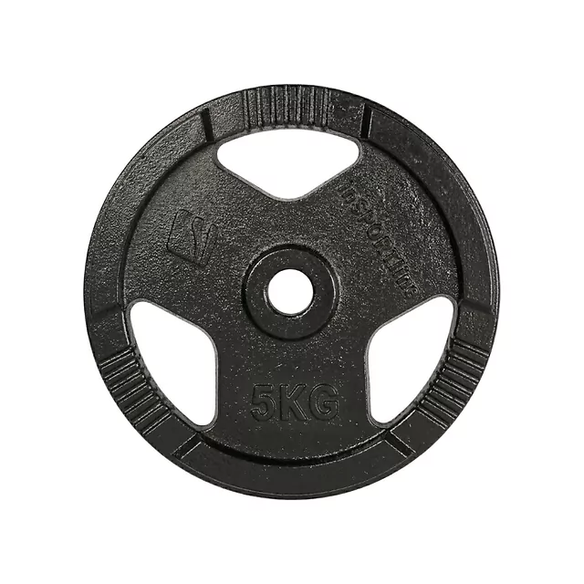 Cast Iron Weight Plate inSPORTline Hamerton Black 5 kg, 30 mm
