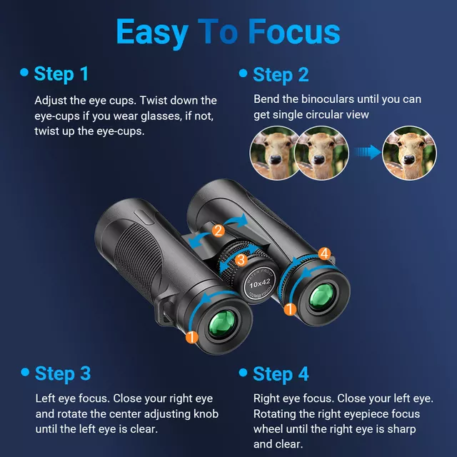 10x42 Waterproof Binoculars Apexel