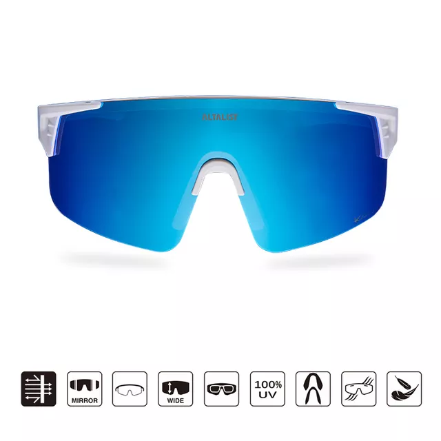Polarized Sunglasses Altalist Kaku SP3 - White/Blue Lenses