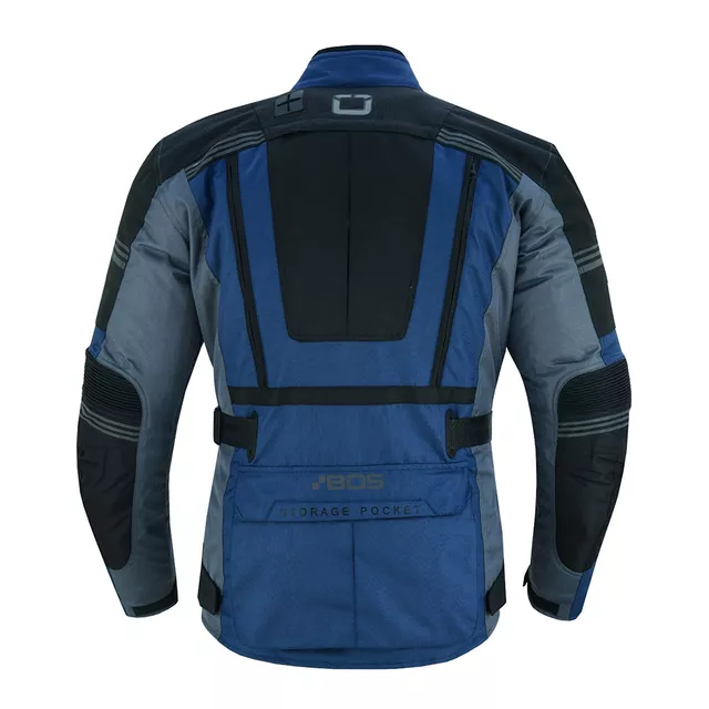 Men’s Touring Motorcycle Jacket BOS Maximum - Blue