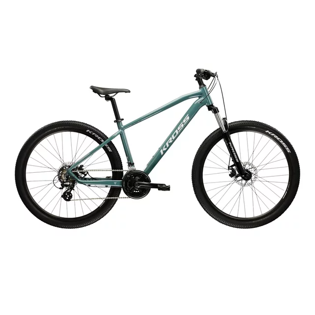 Mountain Bike Kross Hexagon 2.0 29” – 2026 - zelená/stříbrná/lesk - zelená/stříbrná/lesk