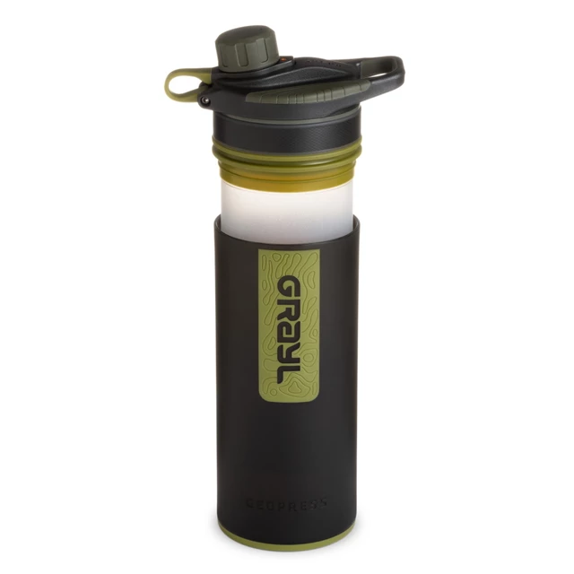 Water Purifier Bottle Grayl Geopress - Alpine White