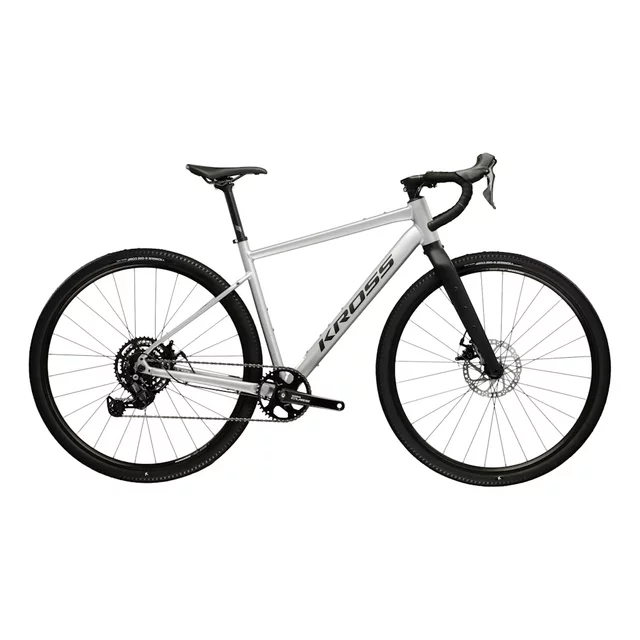 Gravel Bike Kross Esker 1.0 28” – 2026 - černá/grafitová/mat - šedá/grafitová/mat