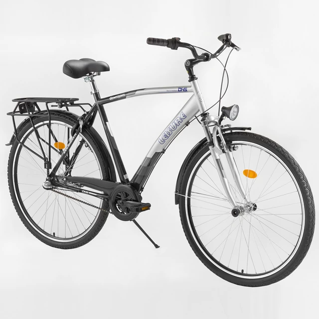 Men's bike DHS Downtown Leisure 2855 - model 2011 - Grey-Silver