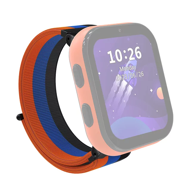 Replacement Strap for Children’s Smart Watch inSPORTline Cubbio - Black-Blue-Orange