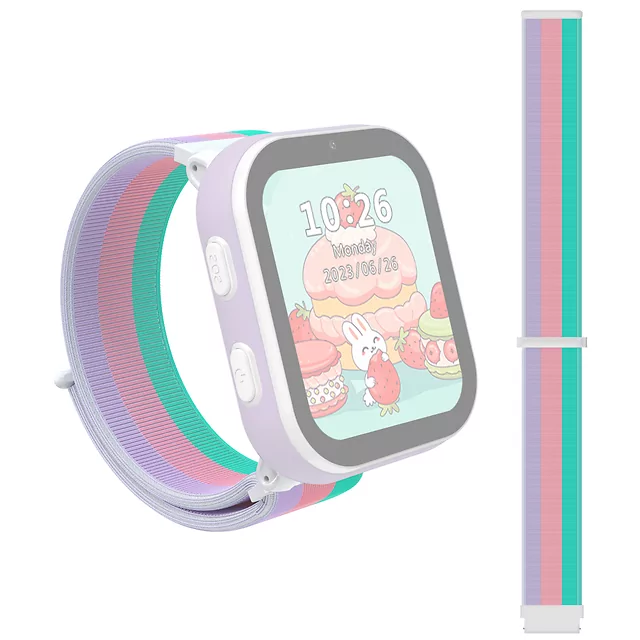 Replacement Strap for Children’s Smart Watch inSPORTline Cubbio - Black-Blue-Orange - Pink-Green-Violet