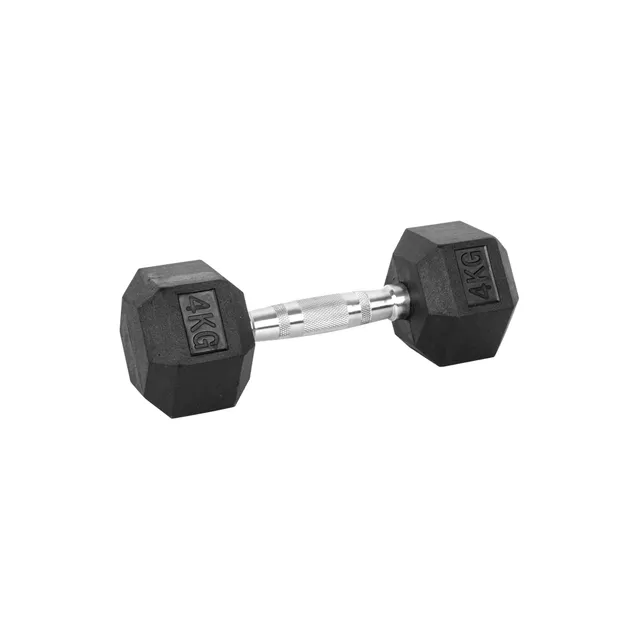 Hex Dumbbell inSPORTline Hexsteel 4 kg