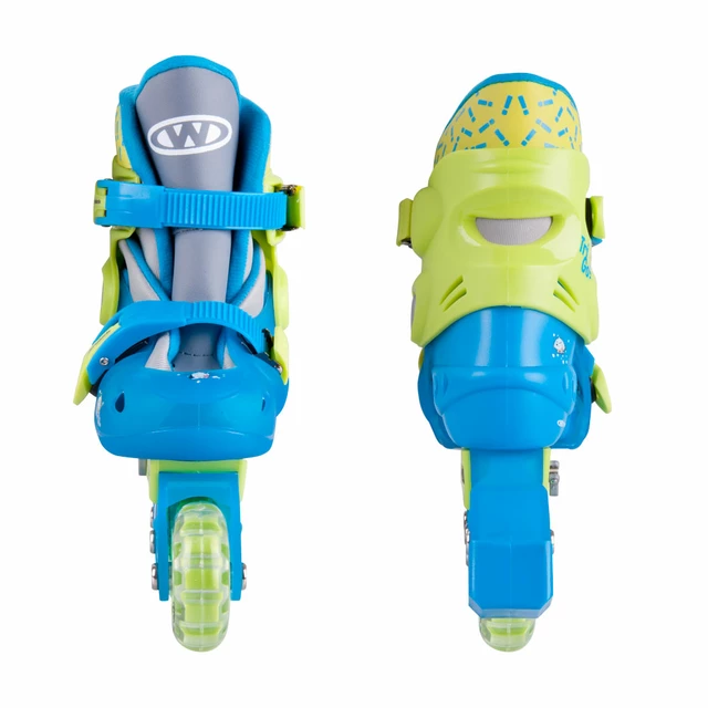 Children’s Inline skates WORKER TriGo Skate LED – with Light-Up Wheels - Pink