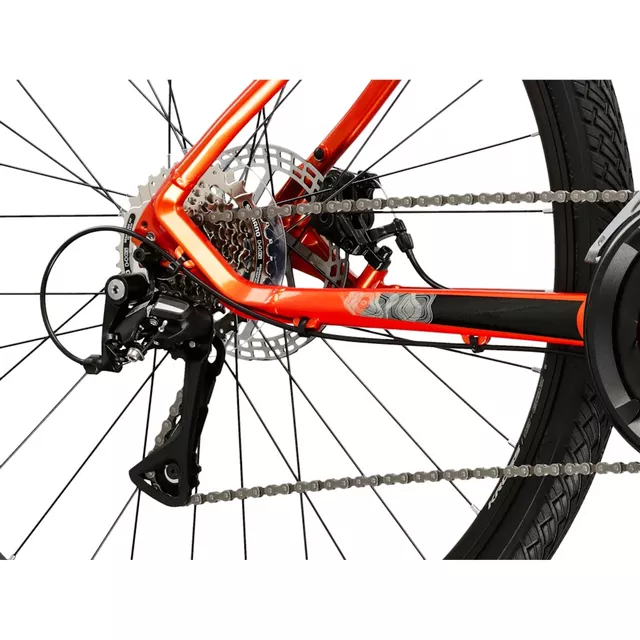 Men’s Cross Bike Kross EVADO 3.0 28” – 2025 - oranžová/černá/lesk