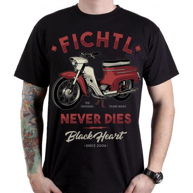 T-Shirt BLACK HEART Fichtl - Black - Black