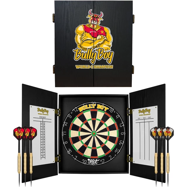 Dartboard Cabinet Set Shot Michael Smith