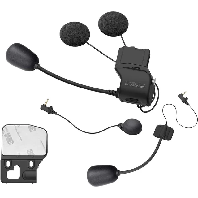 Universal Clamp Kit with SOUND BY Harman Kardon Speakers and Mic for SENA 50S Headset