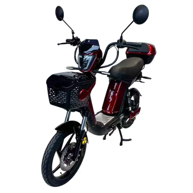 Electric Scooter W-TEC E-Greta II 12Ah 18" - Black - Red