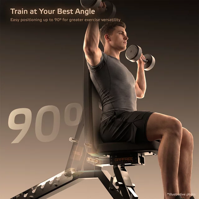 Adjustable Weight Bench inSPORTline X-NT FB40 • GapFree System