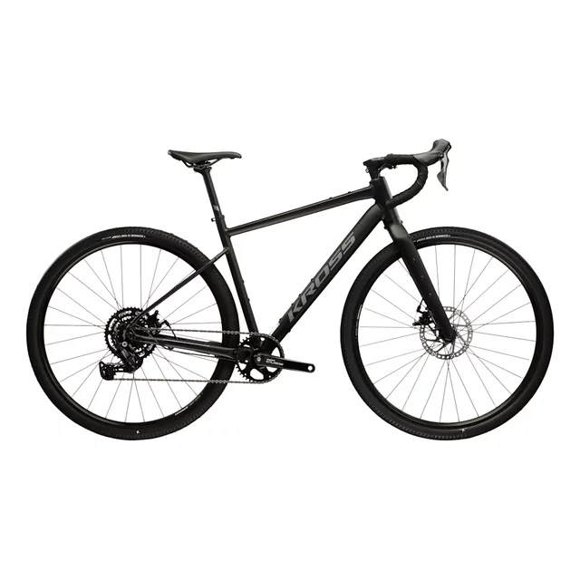 Gravel Bike Kross Esker 1.0 28” – 2026 - černá/grafitová/mat - černá/grafitová/mat