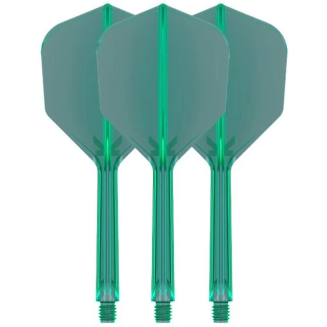 Dart Flights Target K-Flex No.6 Medium – 3-Pack - Blue - Green