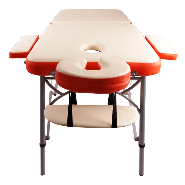 Massage Table inSPORTline Tamati 2-Piece Aluminium - Brown