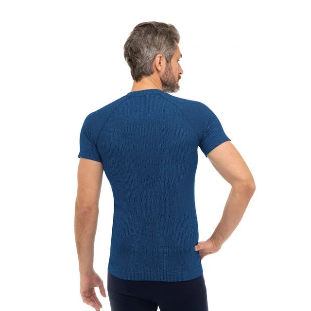 Men’s Short-Sleeved T-Shirt Brubeck 3D Run PRO - Blue