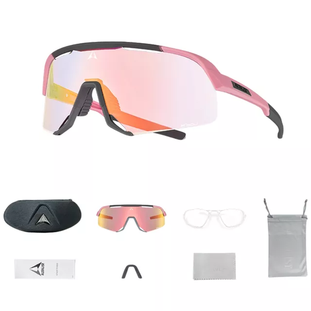 Photochromic Sunglasses Altalist Kisou PXC - bílá s růžovo-modrými skly