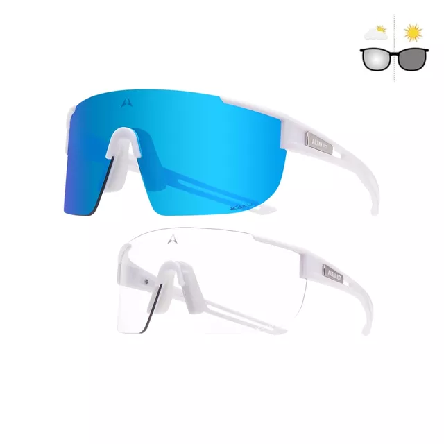 Photochromic Sunglasses Altalist Kaku SP4 - černá se zlatými skly - White/Blue Lenses