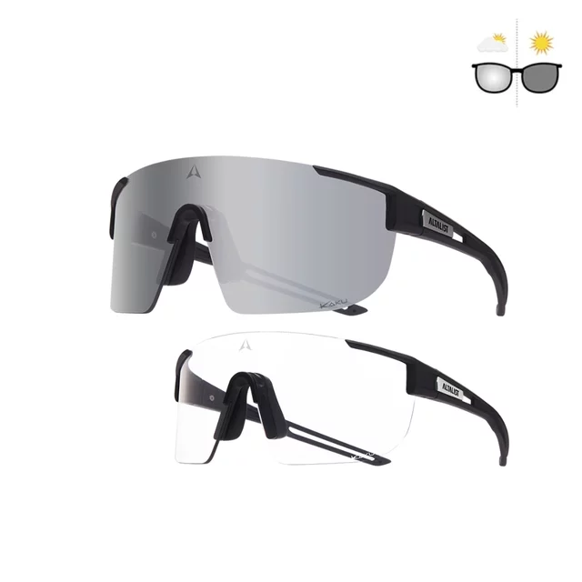Photochromic Sunglasses Altalist Kaku SP4 - černá se zlatými skly - černá se stříbrnými skly