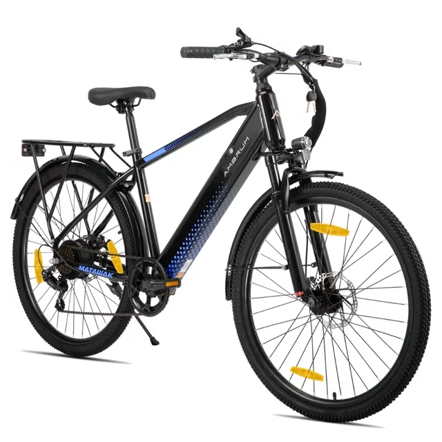 Junior E-Bike Joystar AMBRUM Matawak 26” 250 Wh • Up to 65 km Range • 155 – 175 cm - Black-Blue - Black-Blue