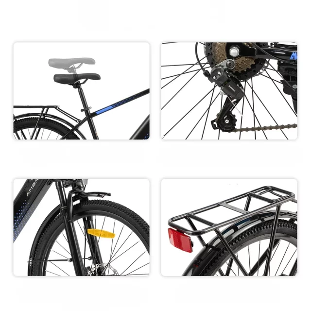 Junior E-Bike Joystar AMBRUM Matawak 26” 250 Wh • Up to 65 km Range • 155 – 175 cm - Black-Blue