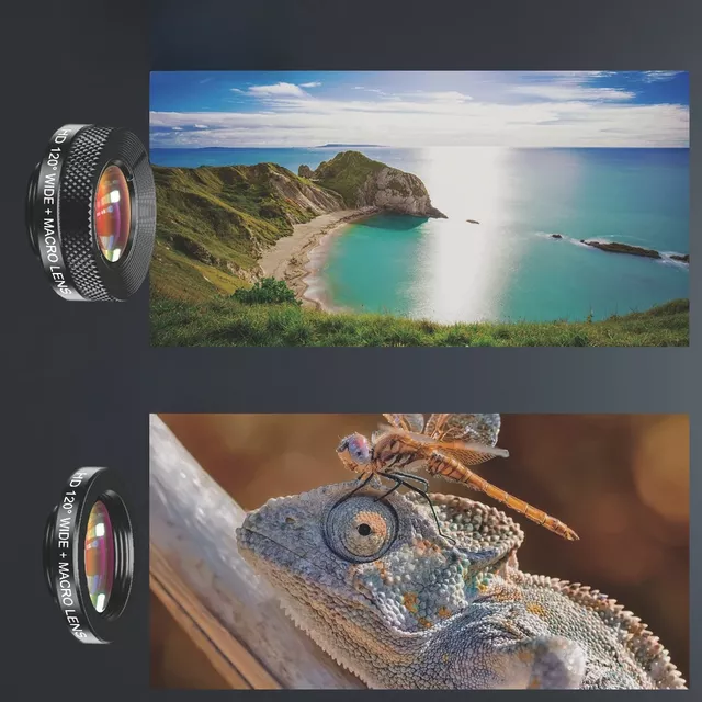 4-in-1 Lens Set Apexel – 22x Telephoto Lenses w/ Tripod