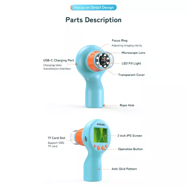 Children’s Digital Microscope Apexel