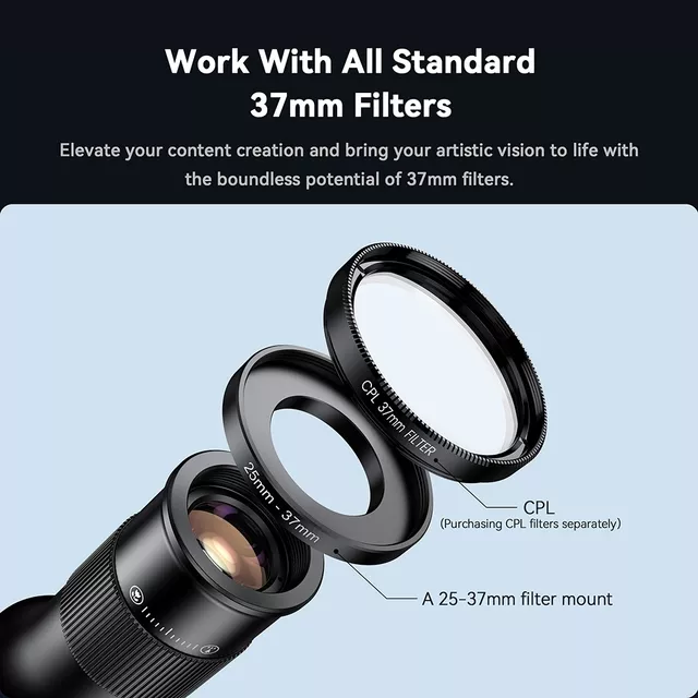 2-in-1 Lens Set Apexel – 6x Telephoto & 150mm Macro