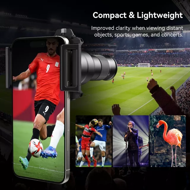 2-in-1 Lens Set Apexel – 6x Telephoto & 150mm Macro