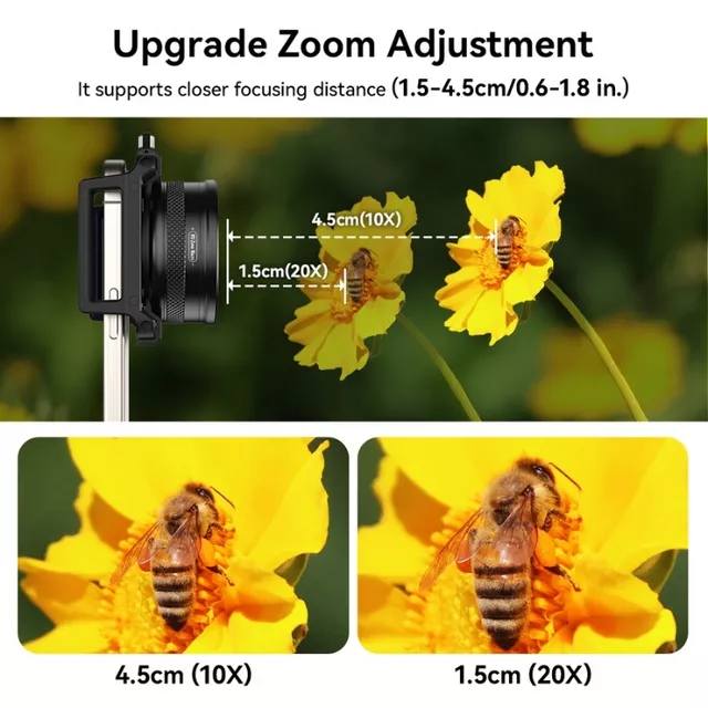 Adjustable Lens Apexel Zoom 10x-20x