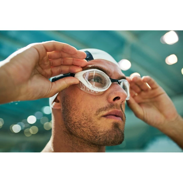 Swimming Goggles Arena Air Bold Swipe - smoke-smoke-black