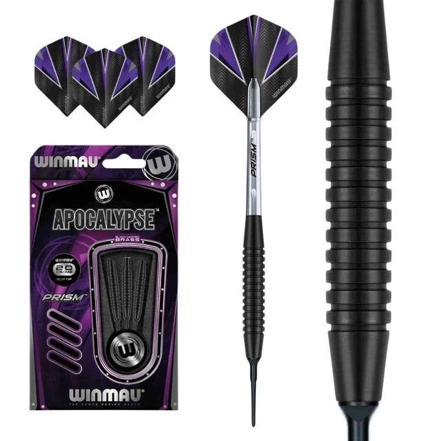 Darts Winmau Apocalypse Brass 20 g – 3-Pack - variant B