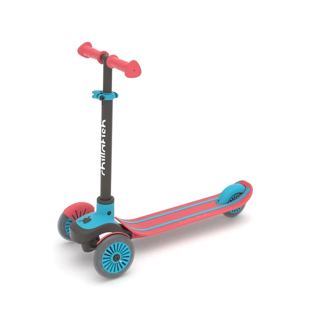 Children’s Three-Wheel Scooter Chillafish Scotti - Blue - Red