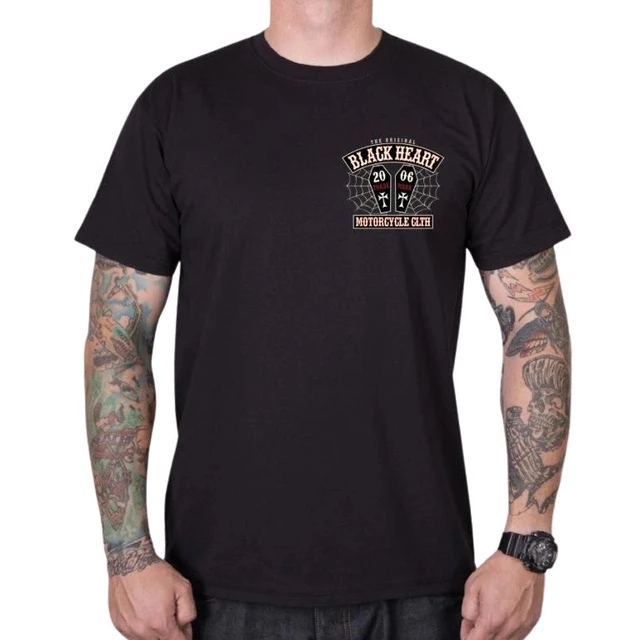T-Shirt BLACK HEART Coffin - Black