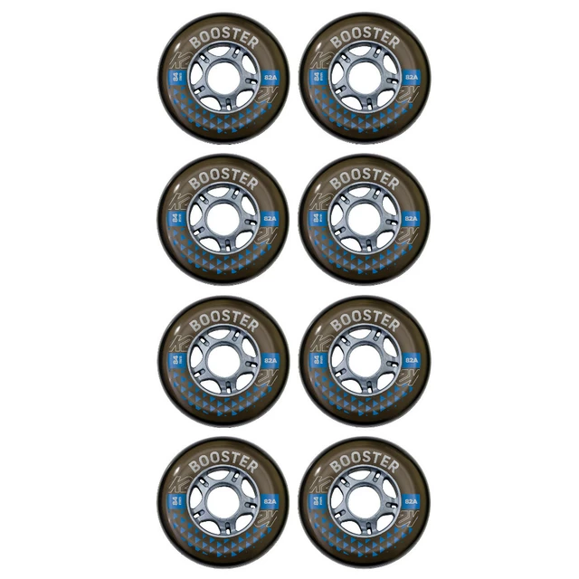 Inline Wheels K2 Booster 84 mm with bearings ILQ 7, spacer 6 mm, 8 pcs