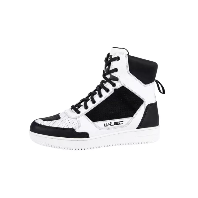 Motorcycle Boots W-TEC Bastige - Black-White