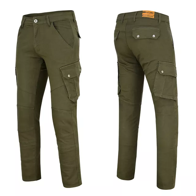 Motorcycle Pants W-TEC Nuksan - Green - Green