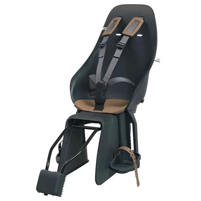 Rear-Mounted Child Bike Seat w/ Adaptor & Seatpost Holder Urban Iki - Sakura Pink/Sakura Pink - Bincho Black/Kurumi Brown