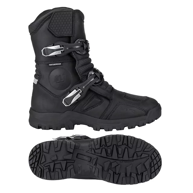 Motorcycle Boots W-TEC Lougamax CE - Black