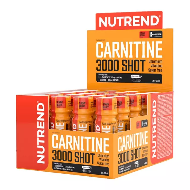 Nutrend Carnitine 3,000 SHOT 20x60ml