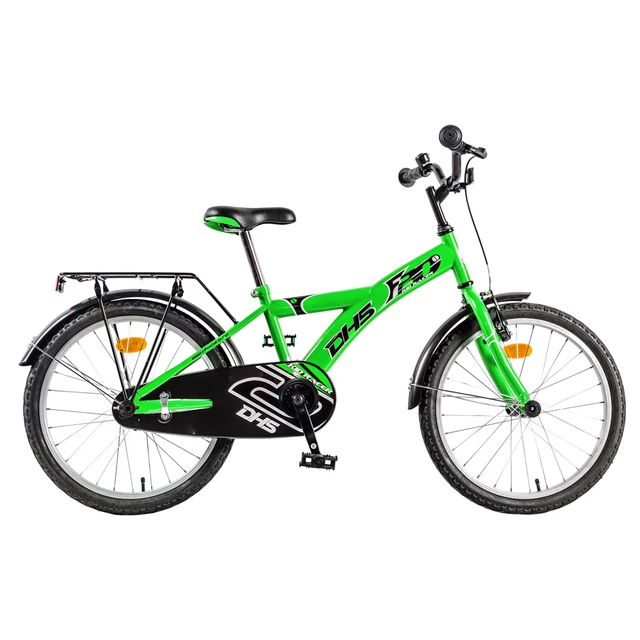 Kids bike DHS 2001 Kid Racer 20" - model 2013 - Black-Green