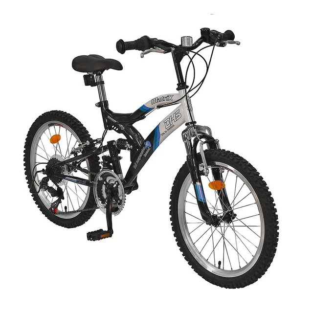 Full-suspended bike DHS 2045 Matrix - model 2011 - Black-Blue