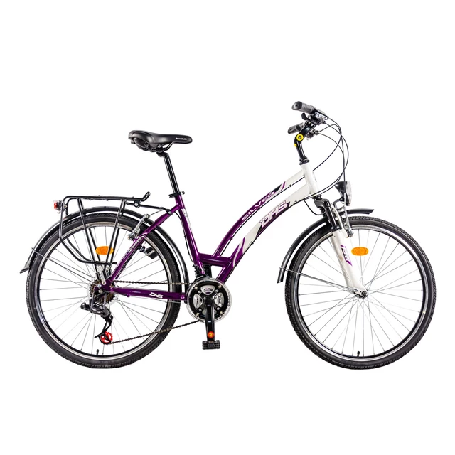 Lady's trekking bike DHS Silver 2664 - Purple